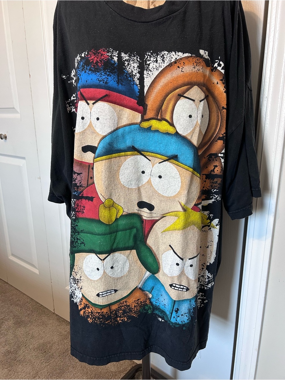 Vintage (circa 2011) South Park Graphic Tee - Black Size 3XL